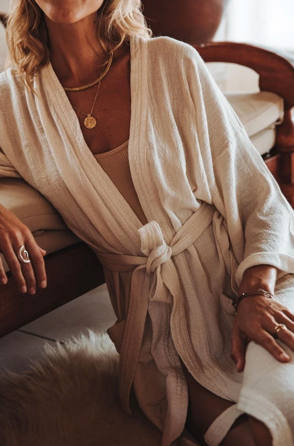 Beige Kimono
