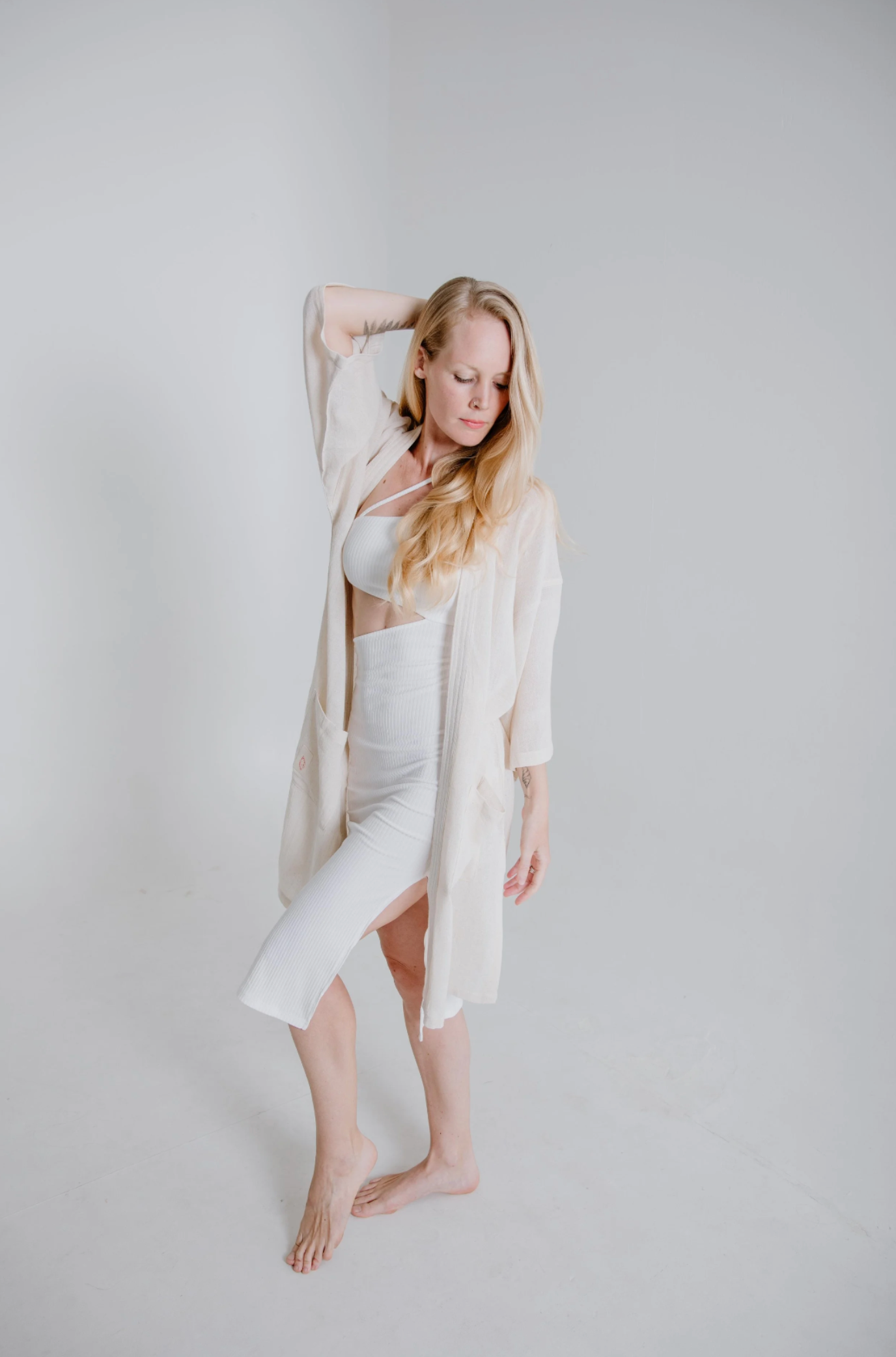 Beige Kimono