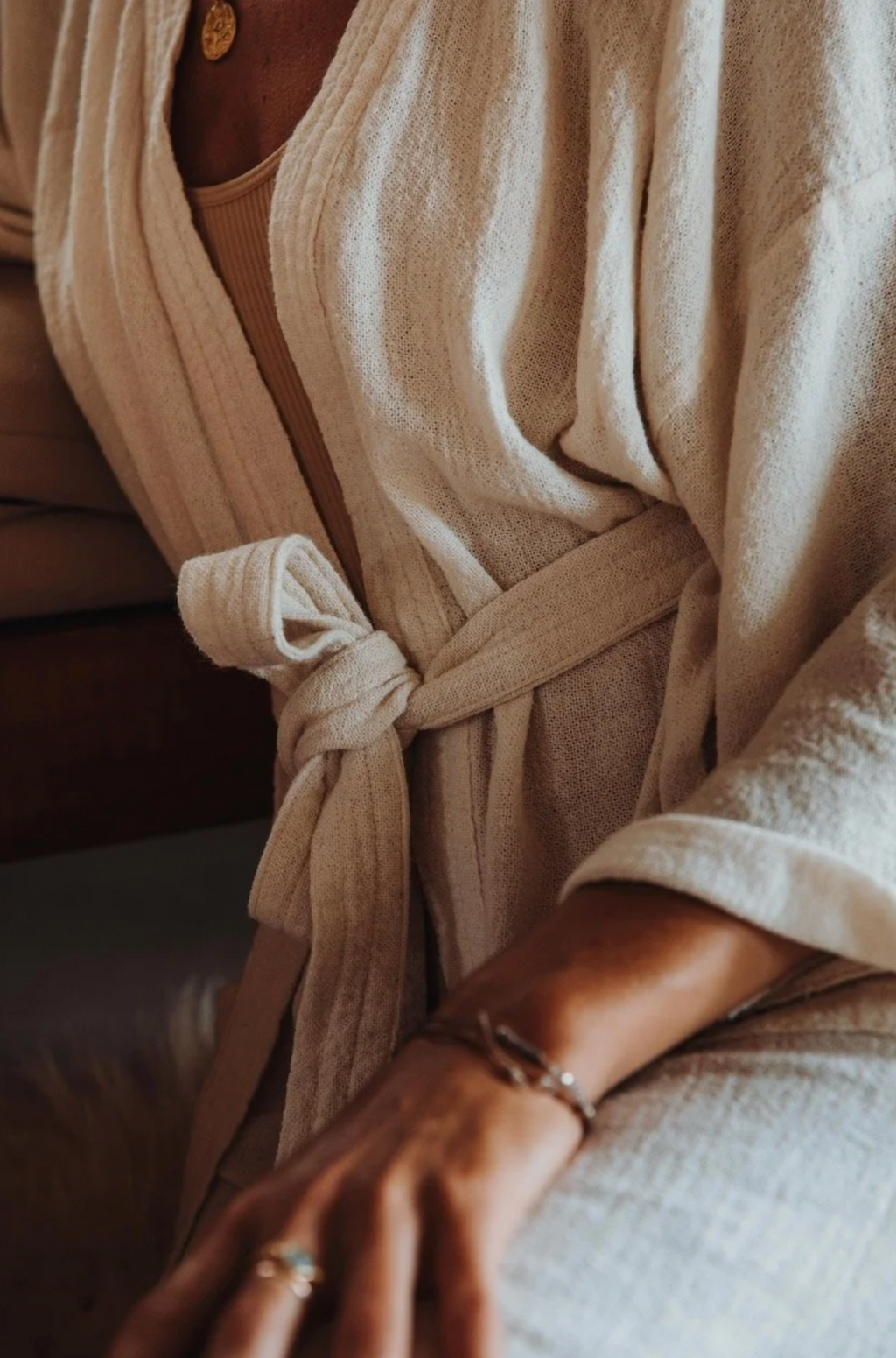 Beige Kimono